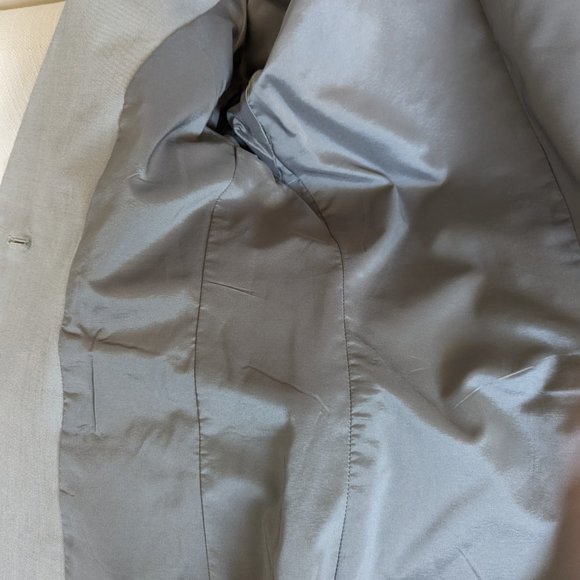 THEORY Women's Blazer Suit Jacket Gray RN# 98406 Lined; Cotton Blend; Size 00 - Picture 7 of 8